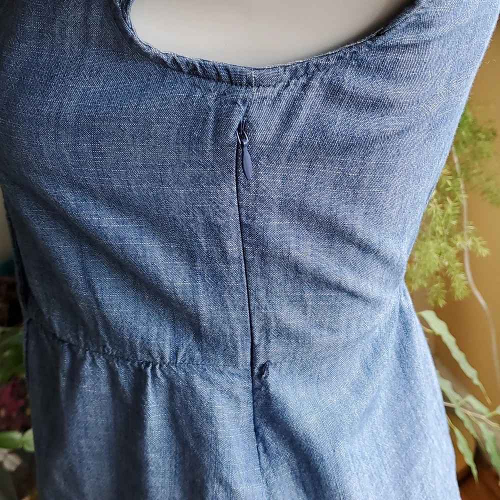 J. By J. Crew Chambray Blue top Size 00